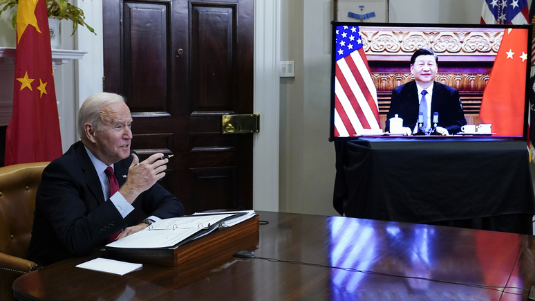 GT: в разговоре с Байденом Си Цзиньпин призвал США к переговорам с Москвой по Украине