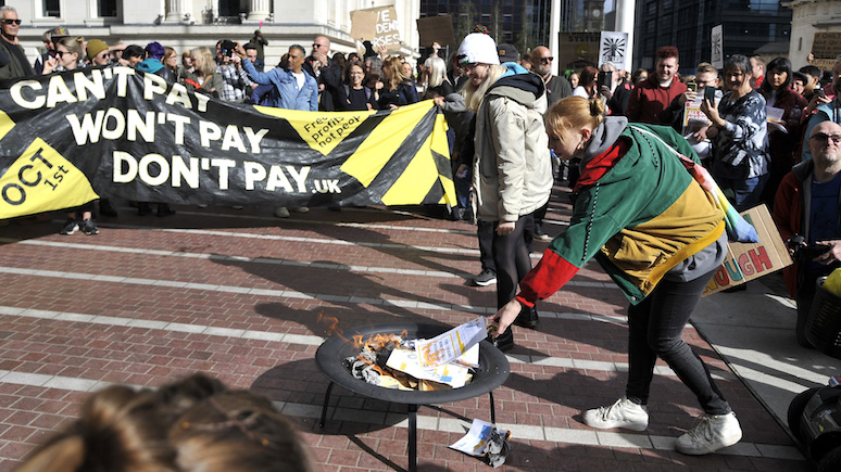 Independent: «народ хочет перемен» — тысячи британцев вышли на протесты против кризиса стоимости жизни