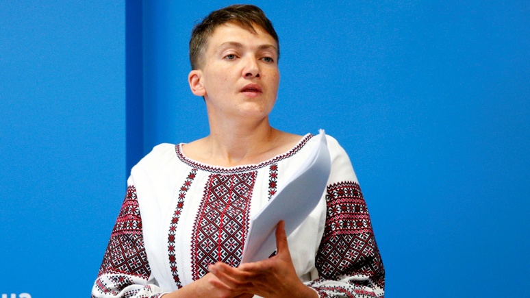 Савченко: вернуть Донбасс мирным путём Украина может, лишь «сдав на время Крым»