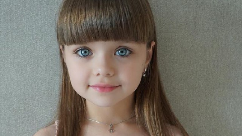 Le Figaro: русскую девочку 6 лет признали самой красивой в мире