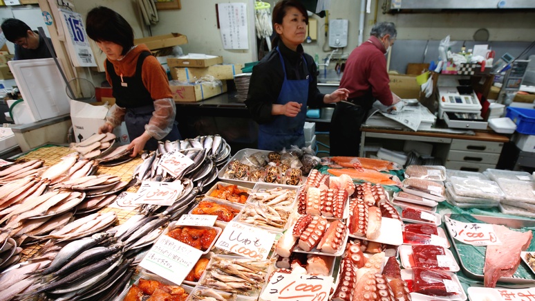 Nikkei: Россия сняла запрет на импорт японских морепродуктов после аварии на Фукусиме 