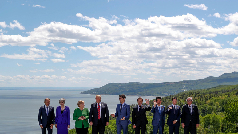 WSJ: на саммите G7 Трамп грубил Юнкеру и Абэ, а Джастина Трюдо — поддразнивал