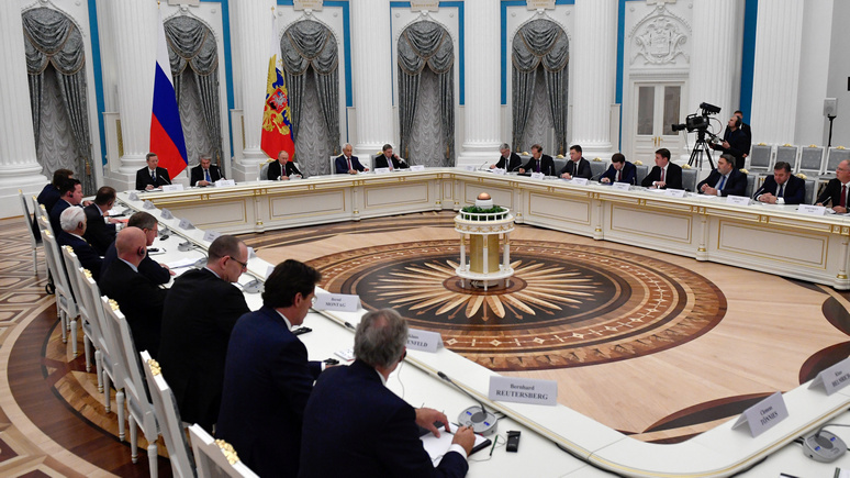 Frankfurter Allgemeine: немецкий бизнес добивается благосклонности Путина