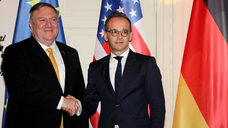 Das Erste: после встречи с Помпео глава МИД Германии заговорил о «глубоко укоренившейся дружбе» с США