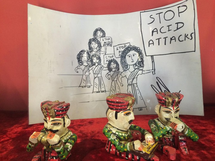 Acid attack survivors in India
