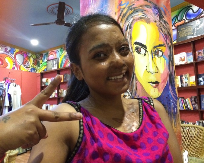 Acid attack survivors in India
