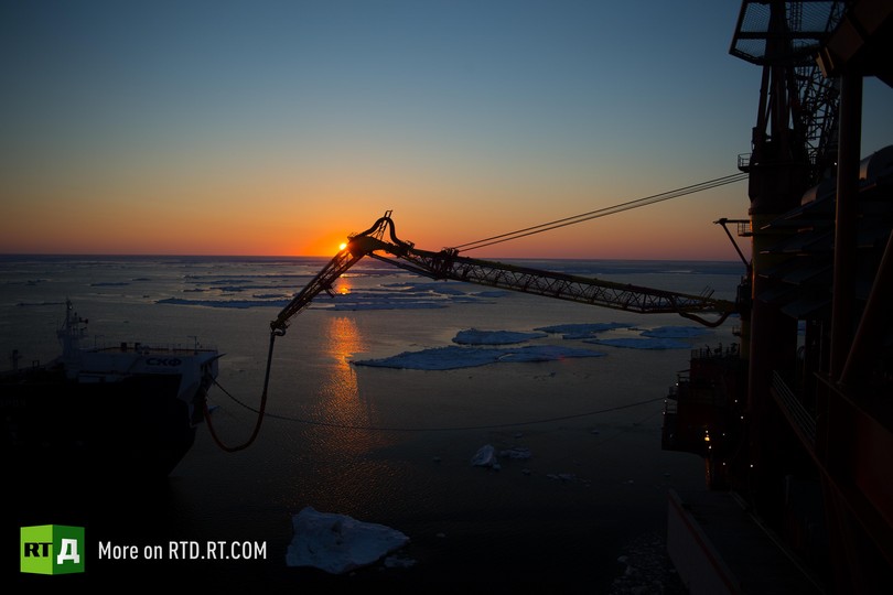 life on Arctic oil platform