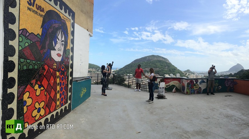 Rio favela children in city of God