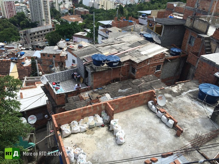 Rio favela children in city of God