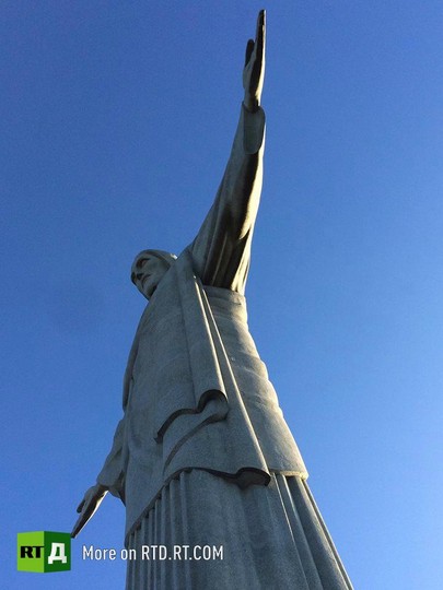 Rio favela children in city of God