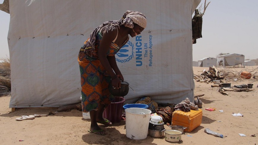 Boko Haram survivor camp in Chad