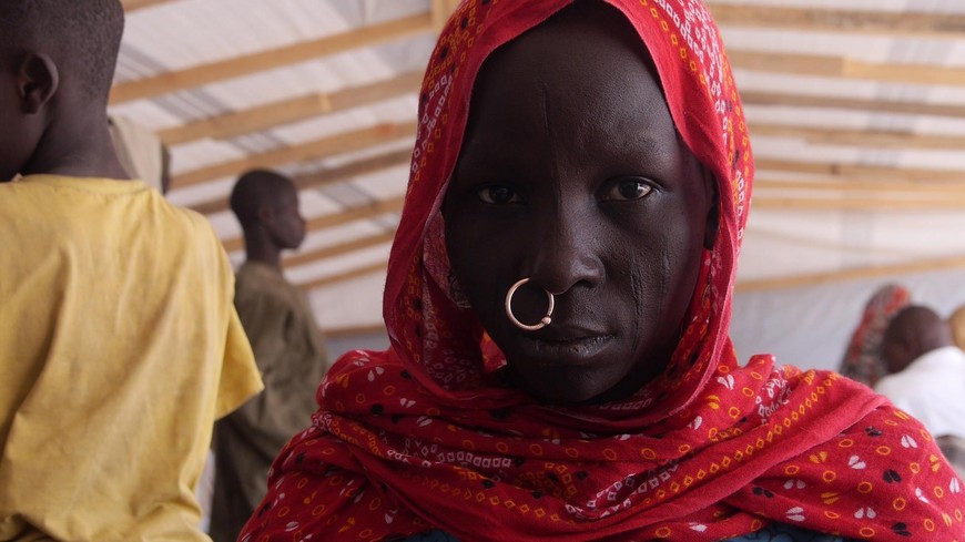 Boko Haram survivor camp in Chad
