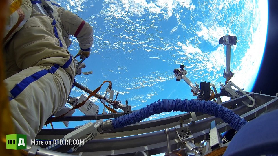 Russian cosmonaut's journey into space