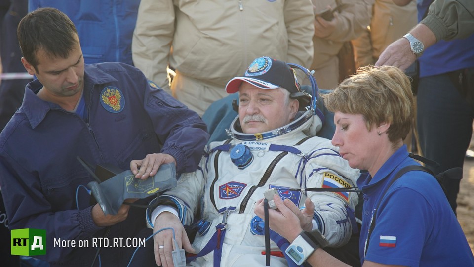 Russian cosmonaut's journey into space