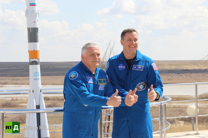 Russian cosmonaut's journey into space