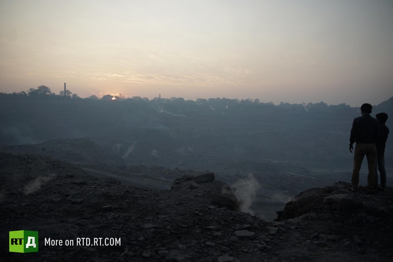 Coal pollution Jharia