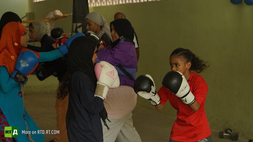 Afghanistan female boxers