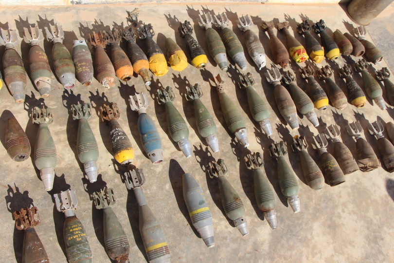 clearing ISIS mines in Libya