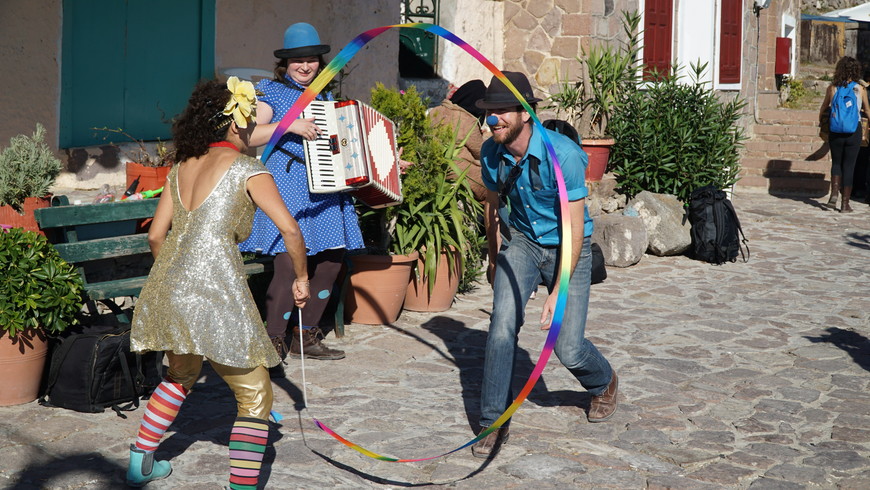 Mediterranean migrant crisis in Lesbos and Clowns Without Borders