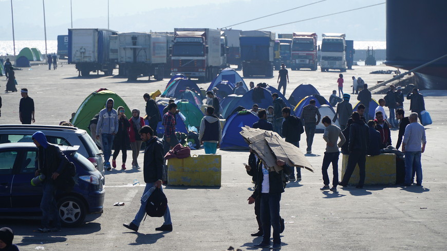 Mediterranean migrant crisis in Lesbos and Clowns Without Borders