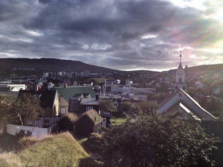 Killing whales tradition on Faroe Islands