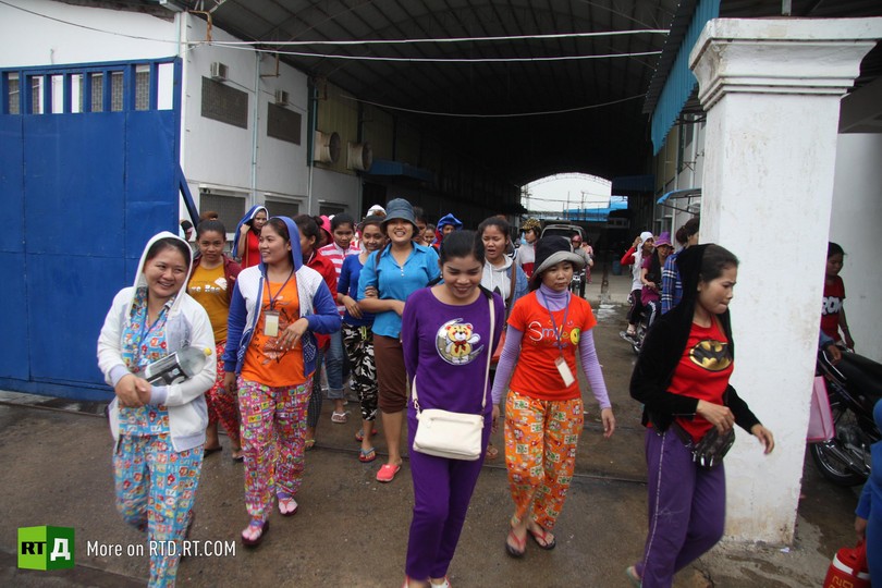 Cambodia garment industry workers' exploitation