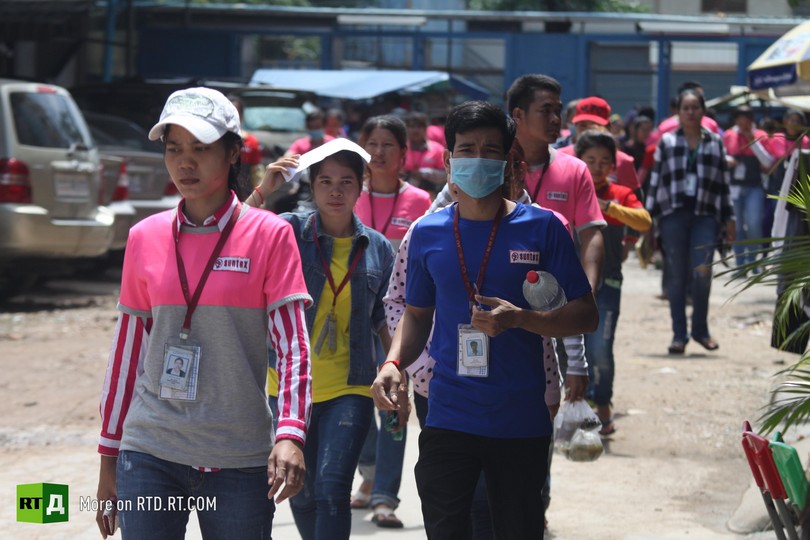 Cambodia garment industry workers' exploitation