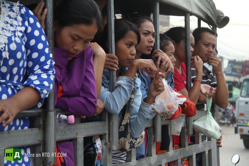 Cambodia garment industry workers' exploitation