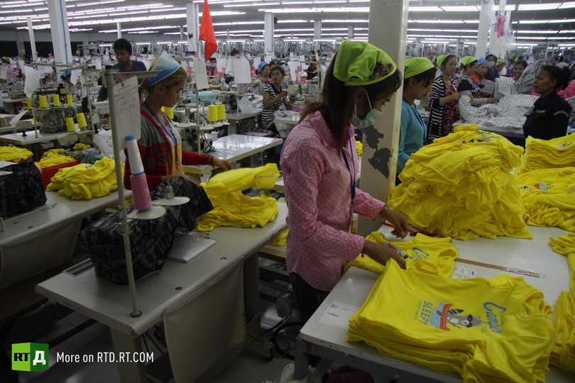 Cambodia garment industry workers' exploitation