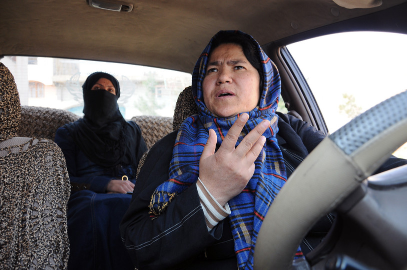 Sara Bohayi Afghanistan's woman taxi driver