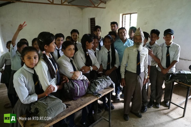 Durge Kami, Nepal's oldest school pupil