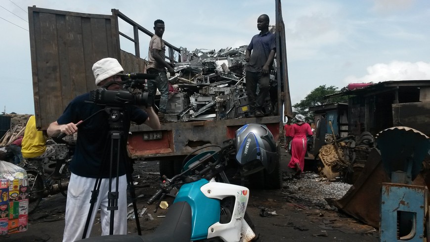 e waste dump in Agbobloshie, Ghana