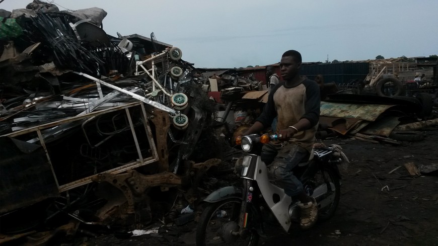 e waste dump in Agbobloshie, Ghana
