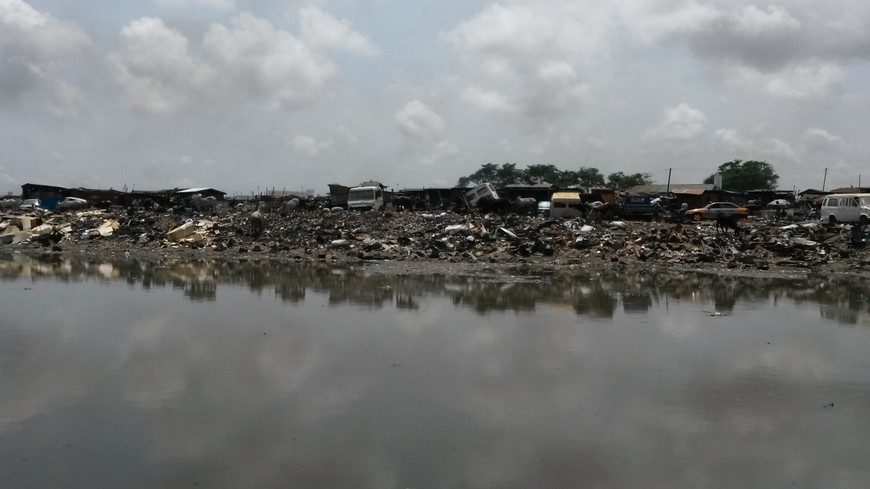 e waste dump in Agbobloshie, Ghana