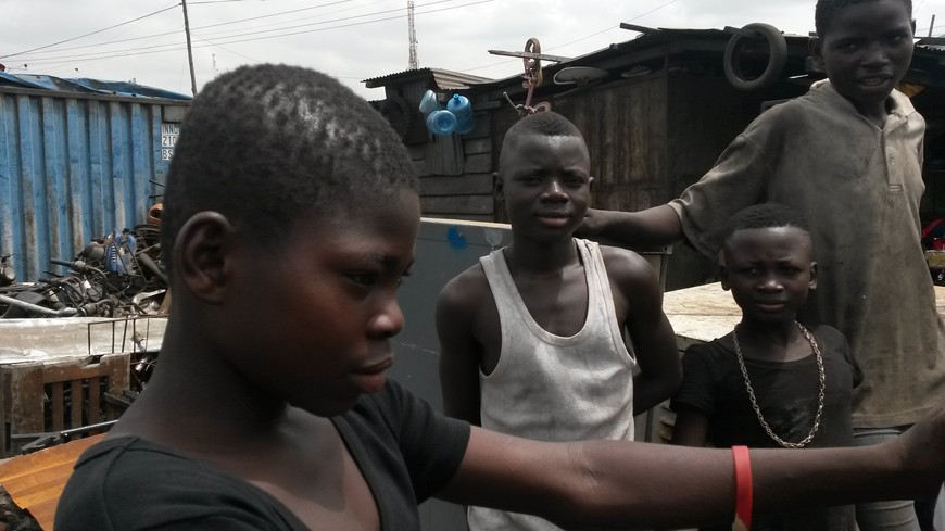 e waste dump in Agbobloshie, Ghana