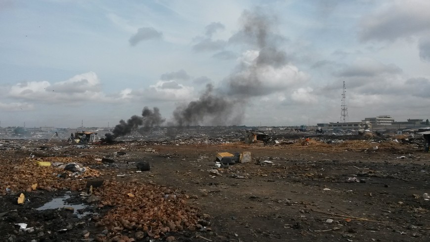 e waste dump in Agbobloshie, Ghana