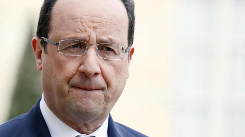 Политикой Франсуа Олланда недовольны 74% французов