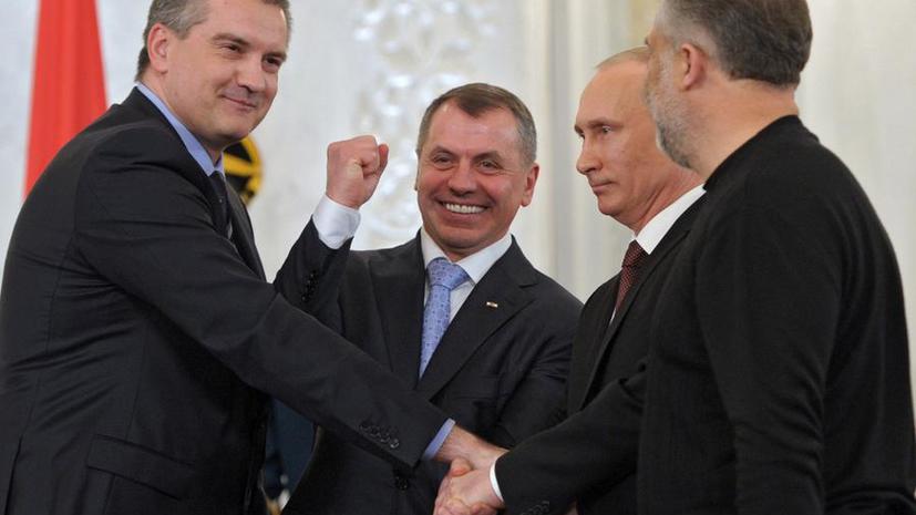 Президент Путин внёс на ратификацию в Госдуму Договор о вступлении Крыма в состав России
