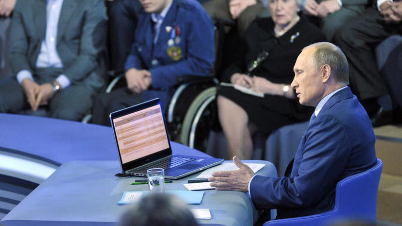 Иностранные корреспонденты о «прямой линии» Путина: «Я мучаюсь от голода и недостатка никотина»