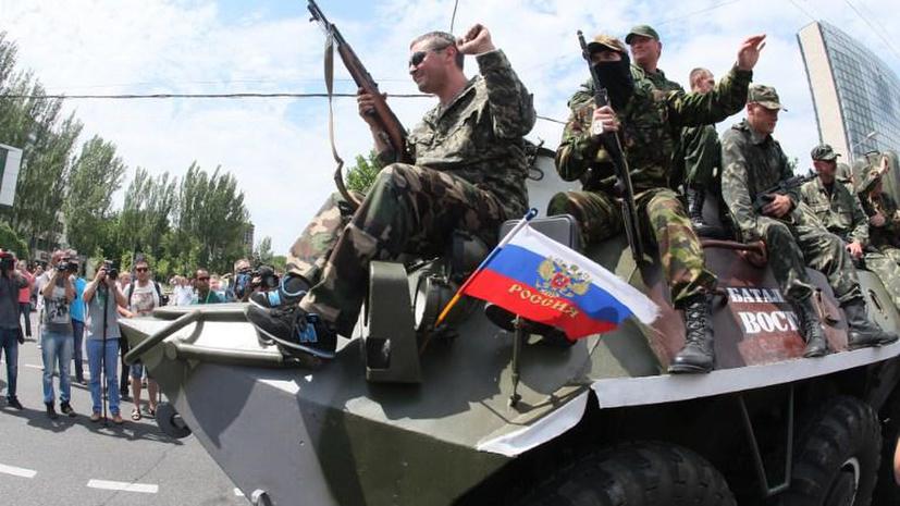 В Луганске солдаты одной из воинских частей сдались ополченцам