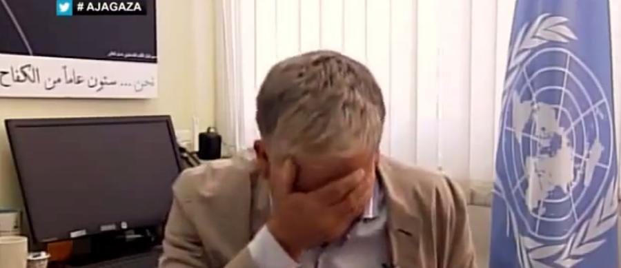 Чиновник ООН разрыдался, говоря о палестинских детях