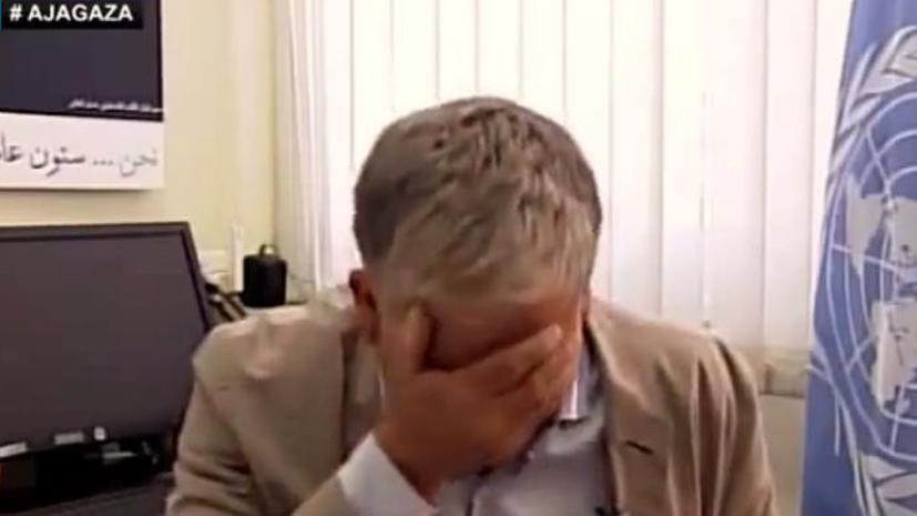 Чиновник ООН разрыдался, говоря о палестинских детях