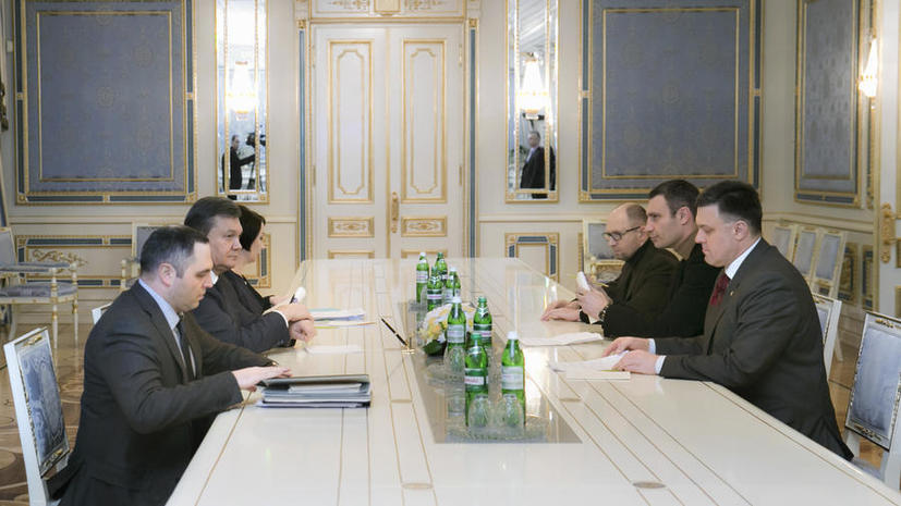Администрация Януковича: Заверения оппозиции о перемирии оказались манёвром для затягивания времени