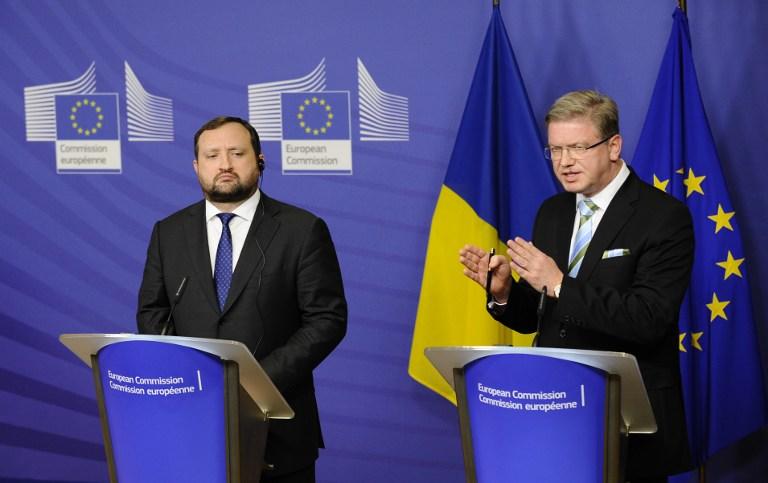 Еврокомиссар Штефан Фюле осудил захват зданий на Украине