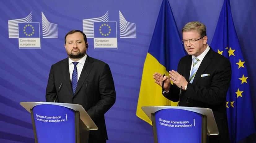 Еврокомиссар Штефан Фюле осудил захват зданий на Украине