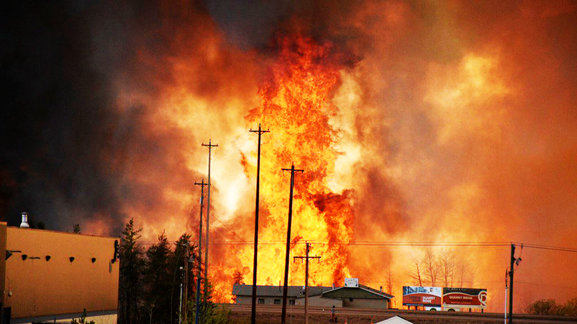 Пожар в Канаде — РТ на русском