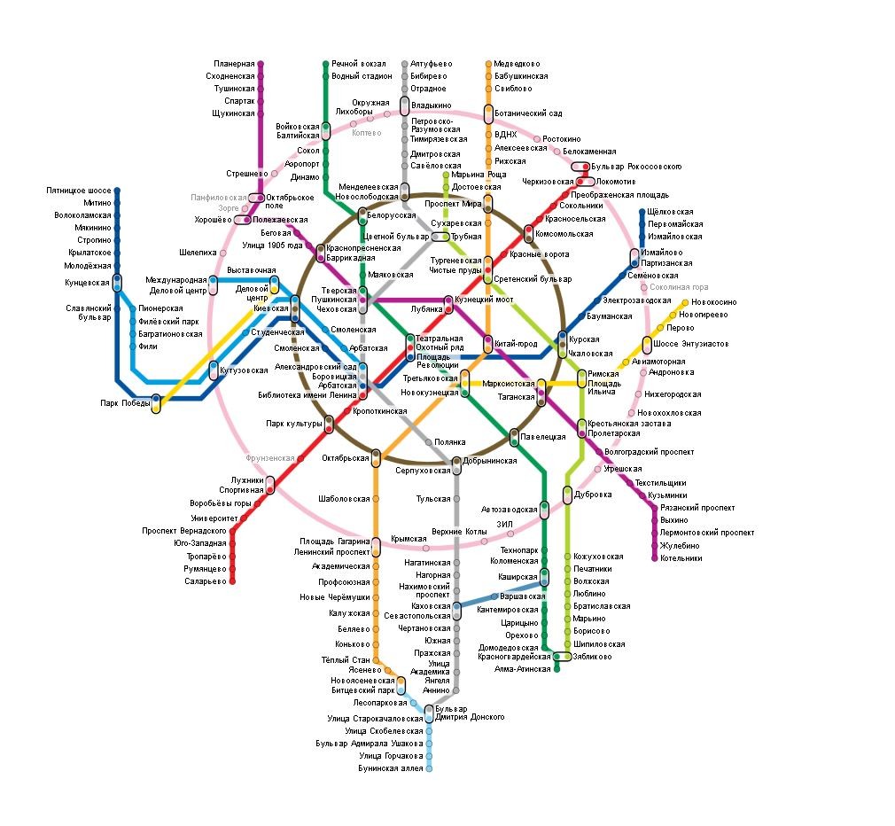 карта яндекс схема метро