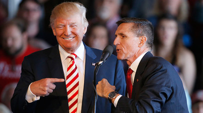 Дональд Трамп и Майкл Флинн