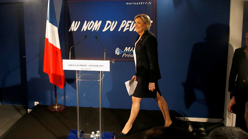 во Франции растёт число сторонников Марин Ле Пен