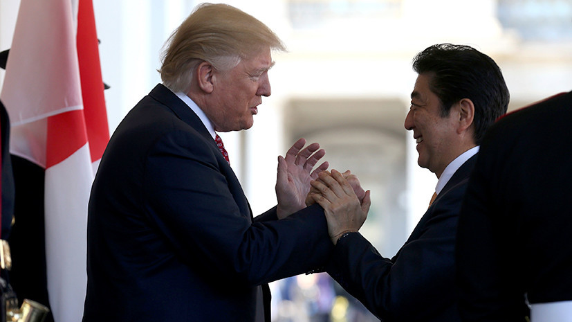 Политика на поле для гольфа: о чём могут договориться Дональд Трамп и Синдзо Абэ